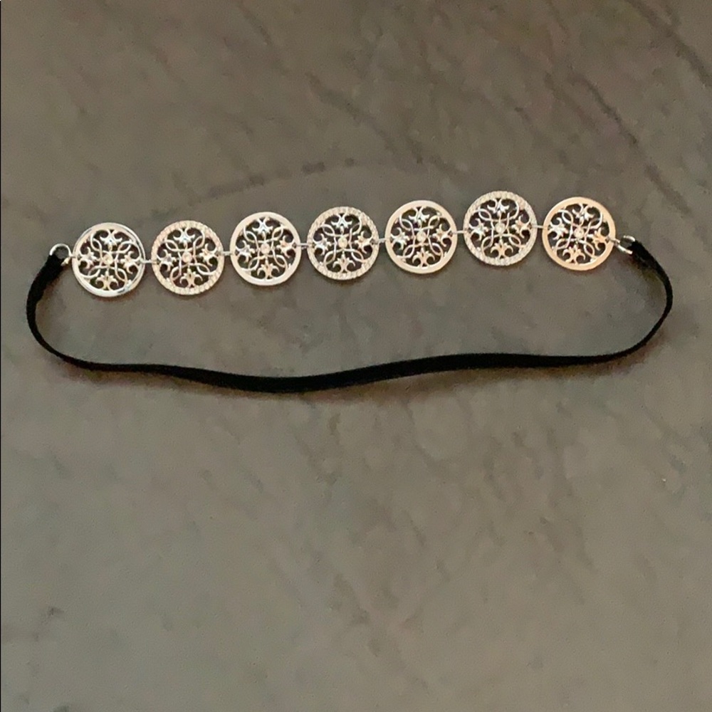 Headpiece/ choker by Touchstone Crystals